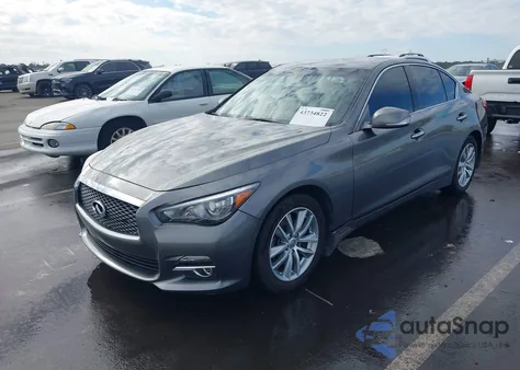 2016 Infiniti Q50 2.0T Premium z USA, uszkodzony, nr VIN JN1CV7AR6GM250515
